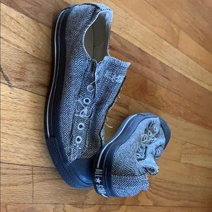 Lightly used converse all star herringbone